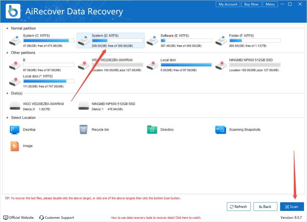 select-partition-and-scan
