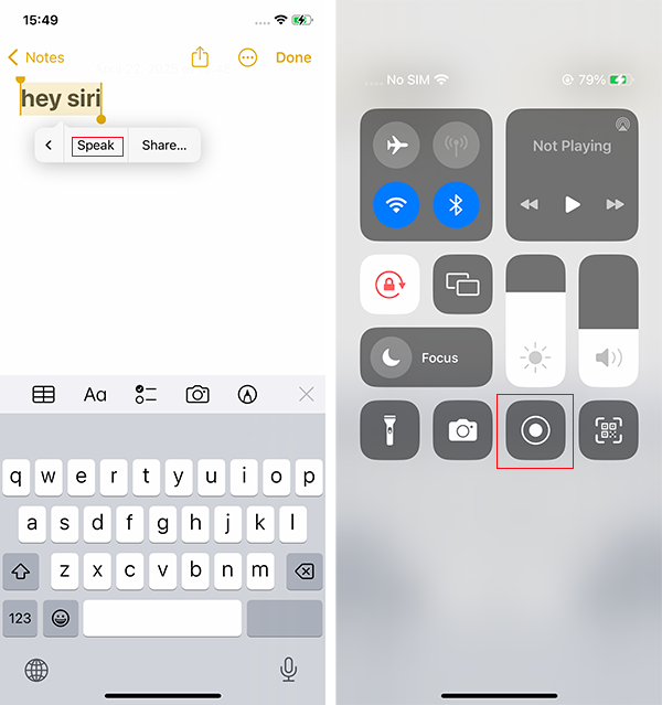 record siri voice