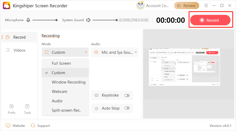 2k screen recorder​