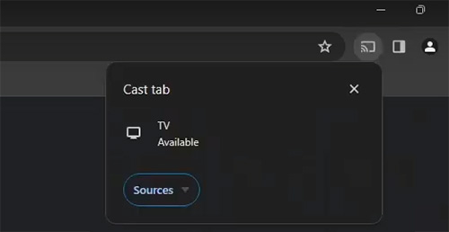 chromecast a tab