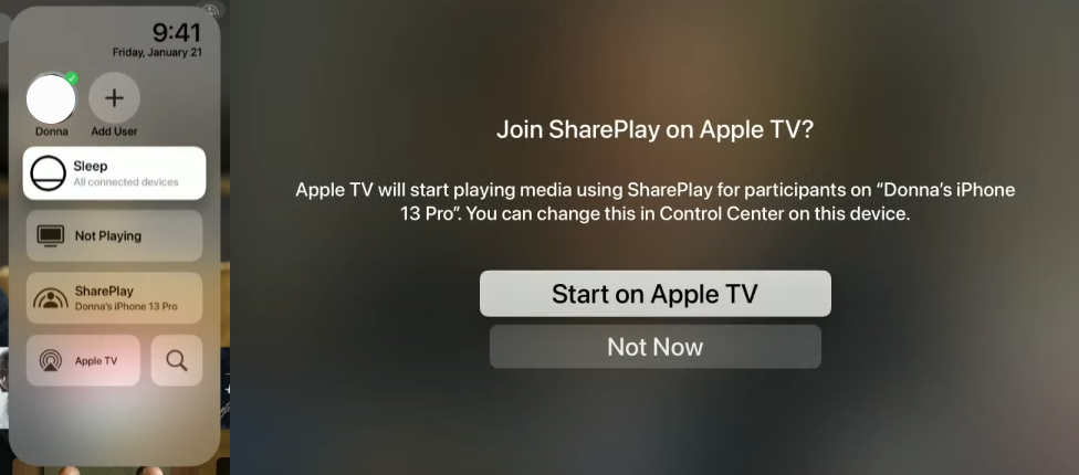 apple shareplay disney+