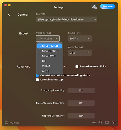 how to screen record on mac with low file size​