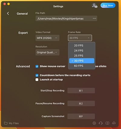 how to screen record on mac with low file size​
