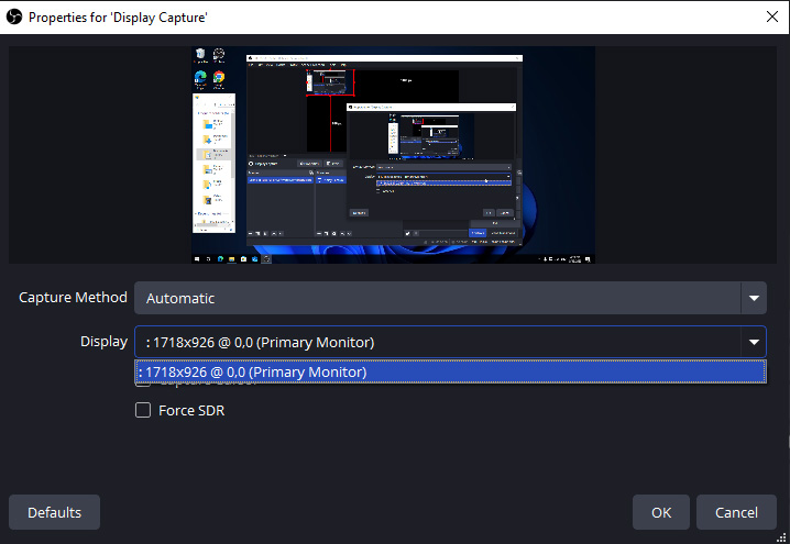 obs how to share screen