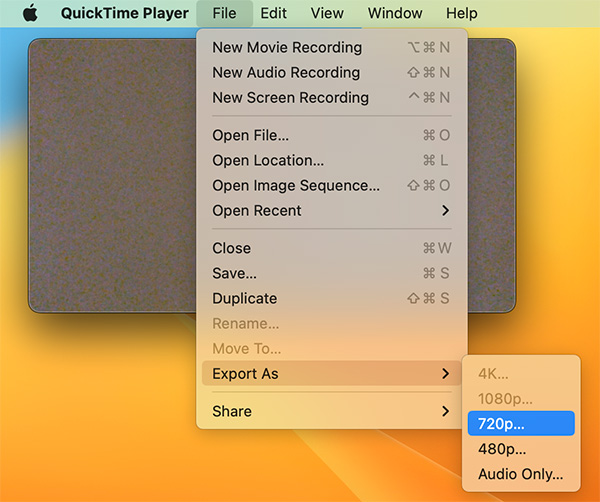 how to screen record on mac with low file size​