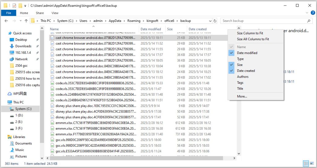 how to recover unsaved wps document