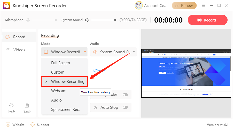 kingshiper-voov-meeting-recording-windows