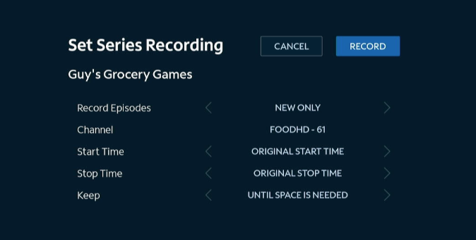 how to record on spectrum tv
