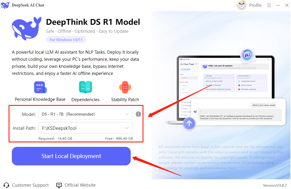 select-deepseek-ai-model
