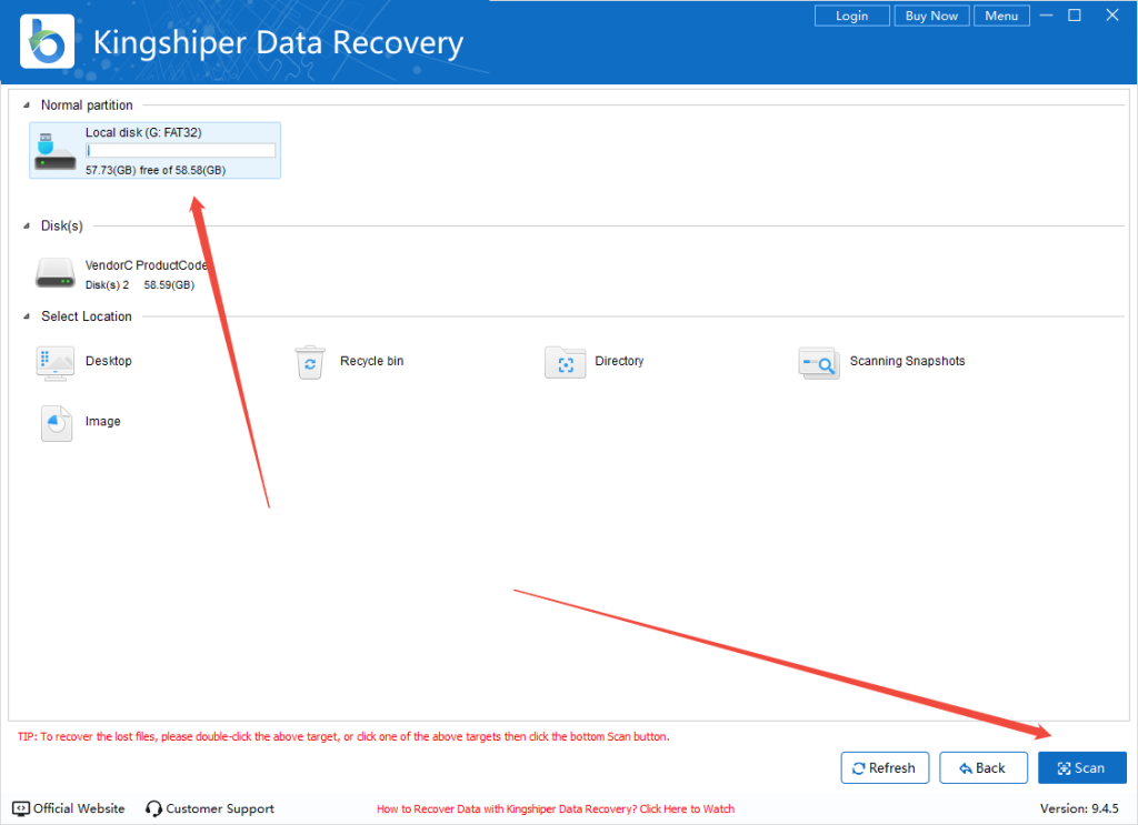 kingshiper-deleted-camera-photo-recovery-software-scan