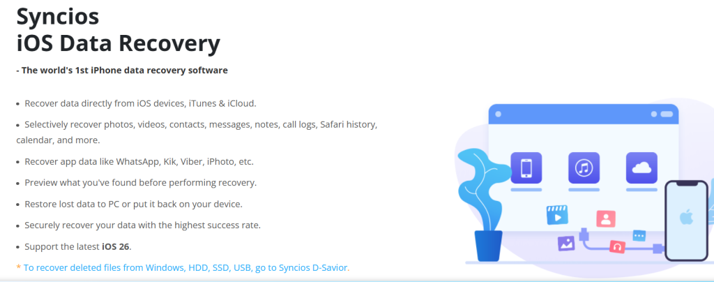 syncios-ios-game-recovery-software