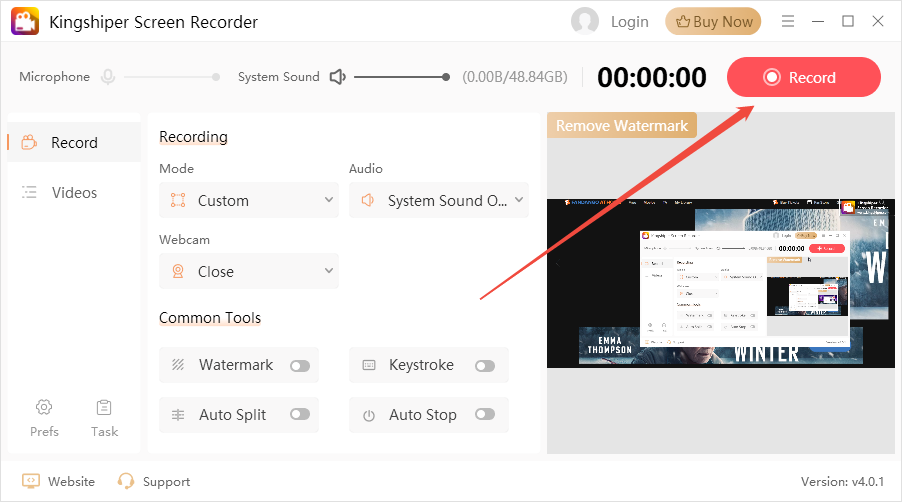 kingshiper-start-recording-hurawatch-movies