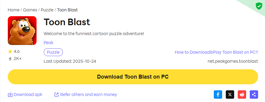ldplayer-play-toon-blast-pc
