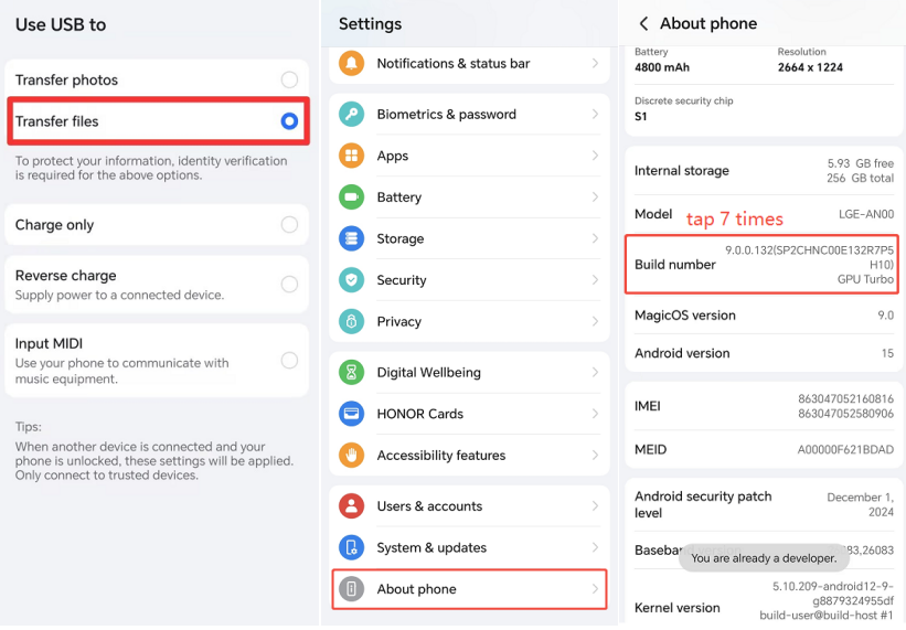 kingshiper-enable-developer-option