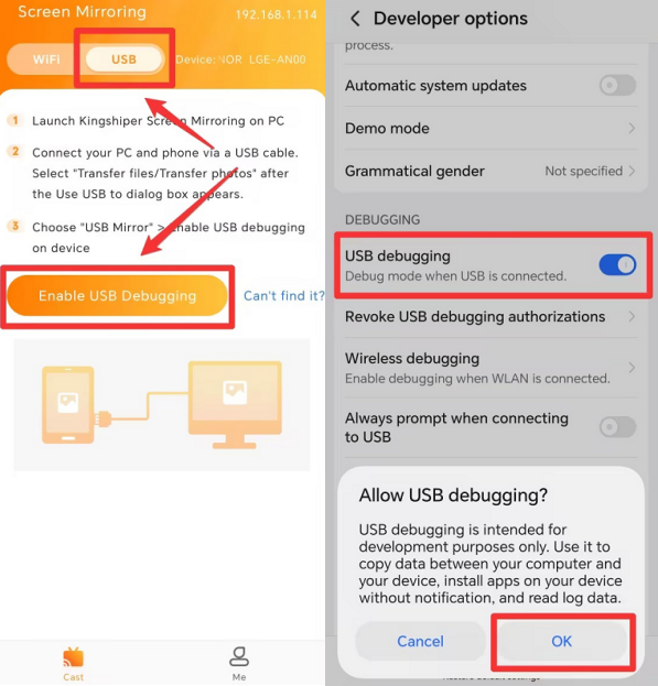 kingshiper-enable-usb-debugging