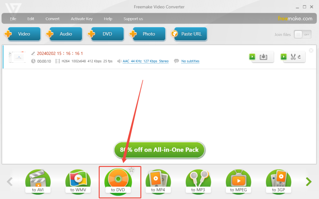 freemake-convert-mp4-to-dvd