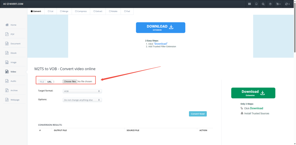upload-m2ts-video-file