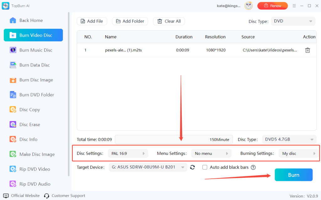 customize-disc-settings