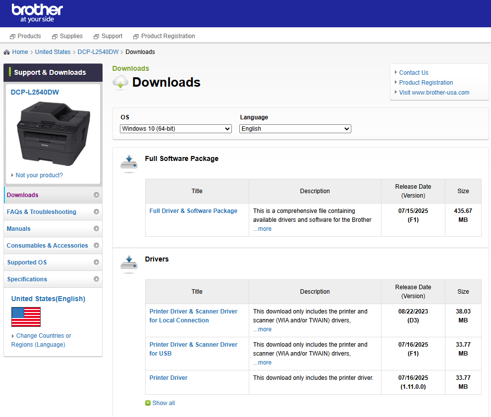 official-download-brother-dcp-l2540dw-driver
