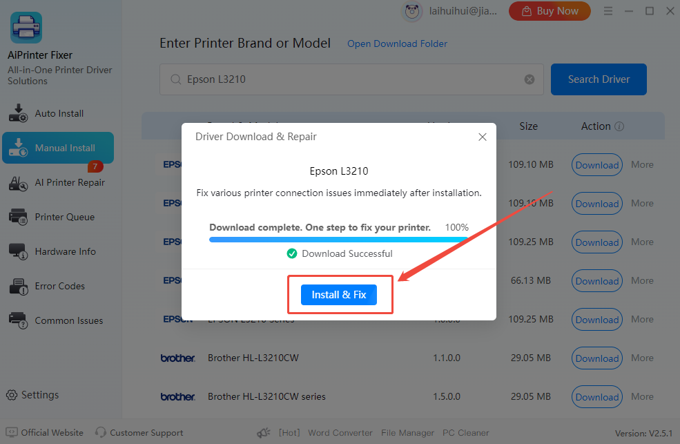 aiprinter-fixer-search-epson-l3210-driver
