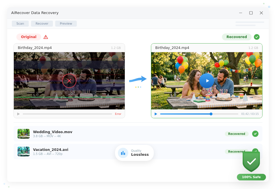 lossless-video-recovery