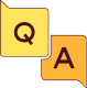 Question and answer icon